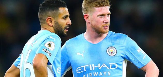 تشكيل-مانشستر-سيتي-أمام-كريستال-بالاس.-دي-بروين-ومحرز-على-دكة-البدلاء