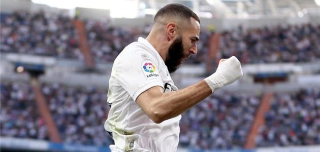 رقم تاريخي لـ بنزيما بعد الهاتريك في مباراة ريال مدريد وألميريا