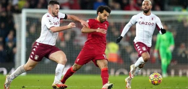 رقم قياسي ينتظر محمد صلاح في مباراة ليفربول وأستون فيلا