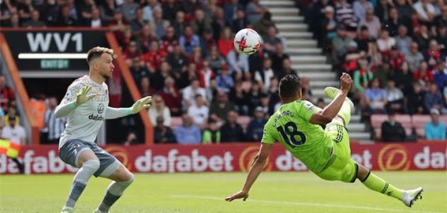 فيديو | كاسيميرو يقود مانشستر يونايتد للفوز أمام بورنموث ويعزز فرصة التأهل إلى دوري الأبطال