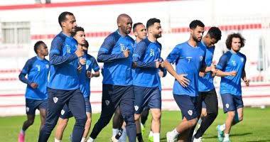 فقرة فنية للاعبي الزمالك خاصة في مران الزمالك