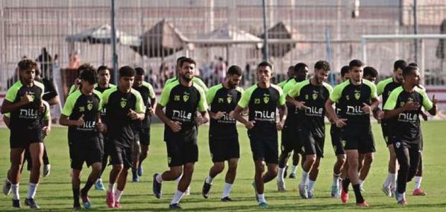 تدريبات شاقة للاعبي الزمالك استعدادًا لمباراة الأهلي في السوبر المصري