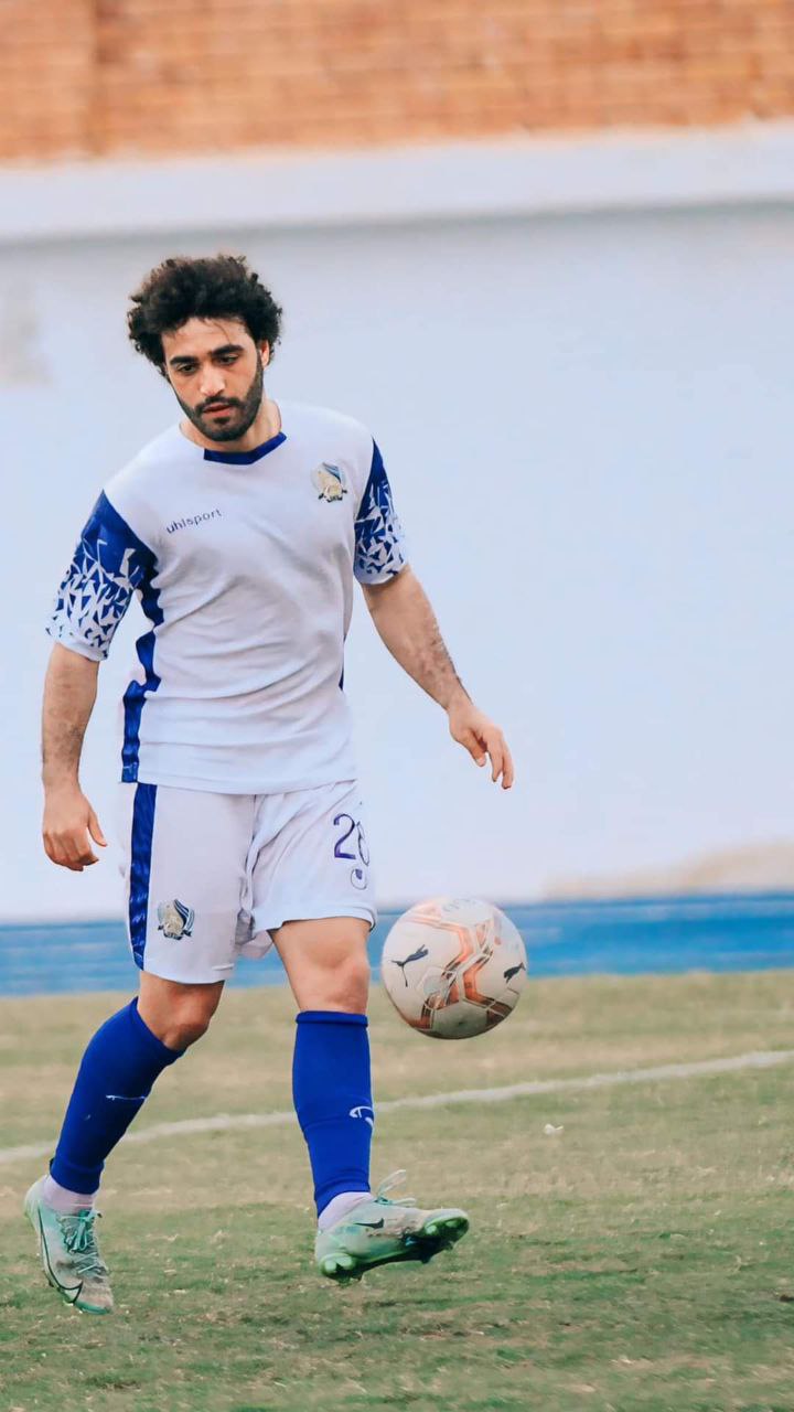 احمد الجوهري الشهير ب " ميسي" لاعب رايه علي ردار أندية الدوري الممتاز