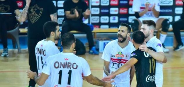 طائرة كرة الزمالك تفوز على هليوبوليس بثلاثة أهداف